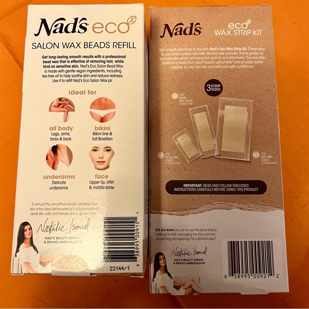 Nad’s Eco Wax Strip Kit and Beads Refill Set - Picture 2 of 2